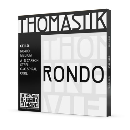 Thomastik RO400 Rondo Cello String Set - Medium 4/4, Carbon Steel Core, Multialloy Wound, Designed for Professionals and Advanced Players — view 2