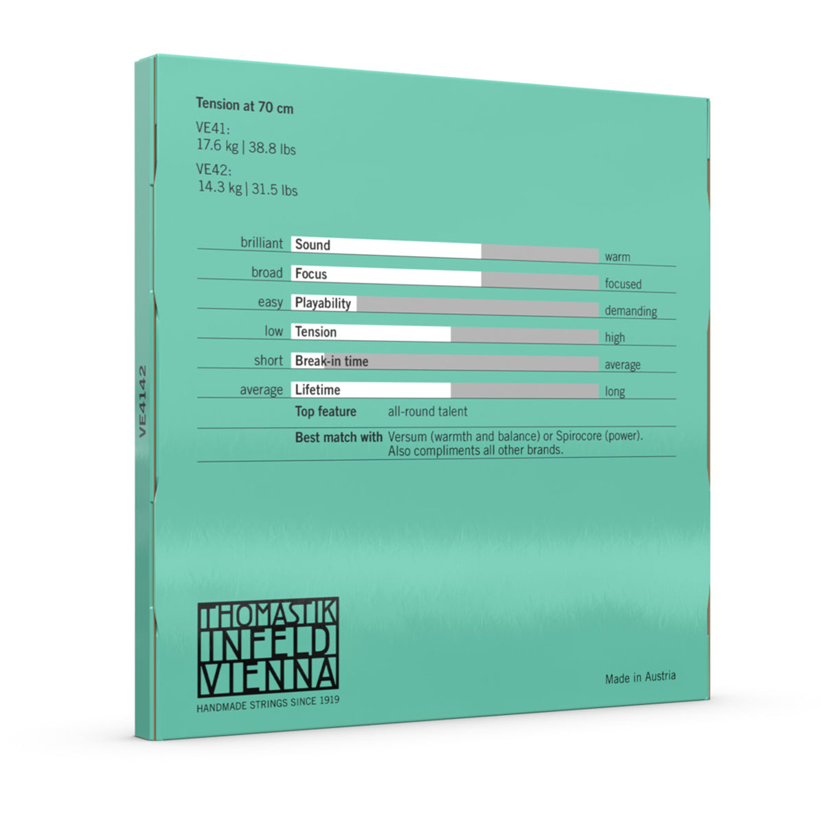 Thomastik Versum A/D Cello Strings Twin Pack - 4/4 Medium — view 3