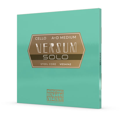Thomastik Versum Solo 'A' & 'D' Cello String Twin Pack 4/4 Medium — view 2