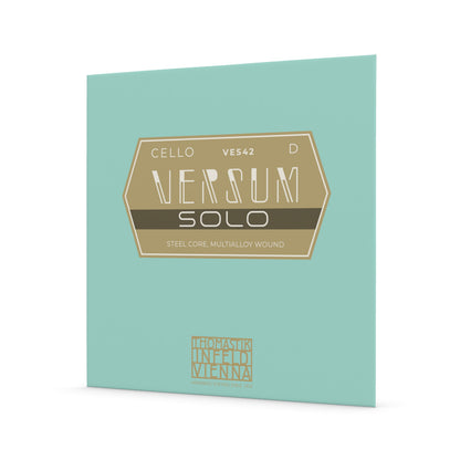 Thomastik VES42 Versum Solo D Cello String Medium Carbon Steel Multialloy Wound — view 2