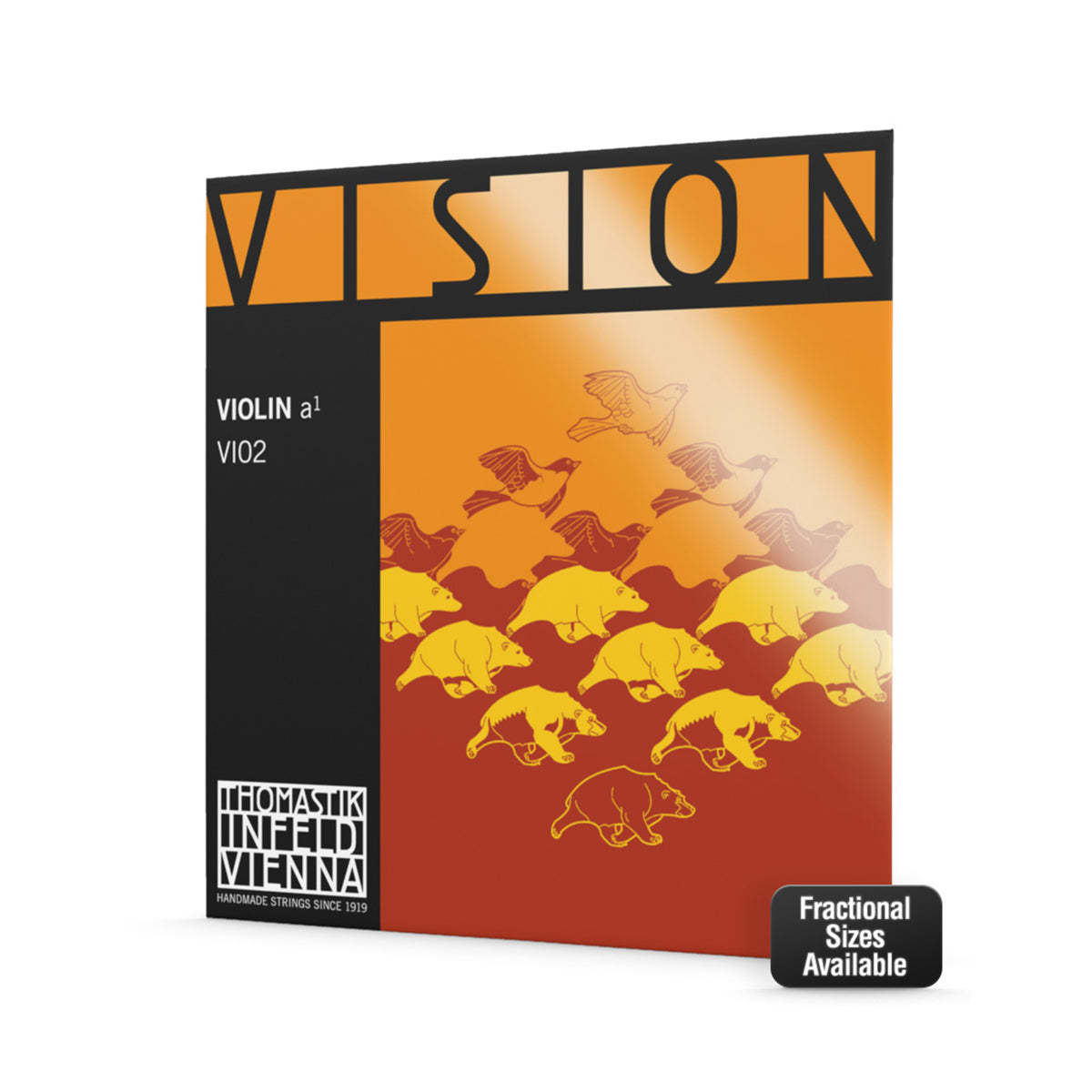 Thomastik VI02B Vision Violin 'A' String 4/4 Chrome Wound Medium Heavy — view 2