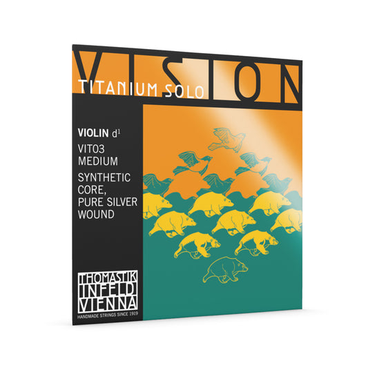 Thomastik VIT03 Vision Titanium Solo Violin 'D' String 4/4 Medium