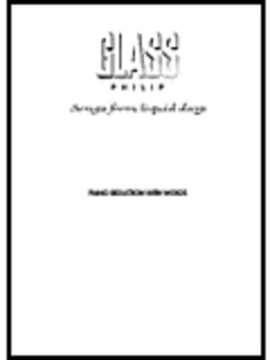 Glass - Songs From Liquid Days Voice/Piano (Pod)