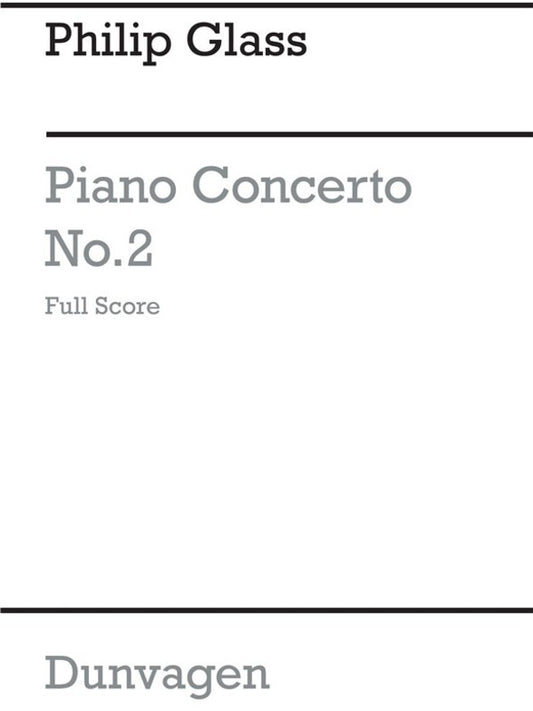 Glass - Piano Concerto No 2 Full Score Book