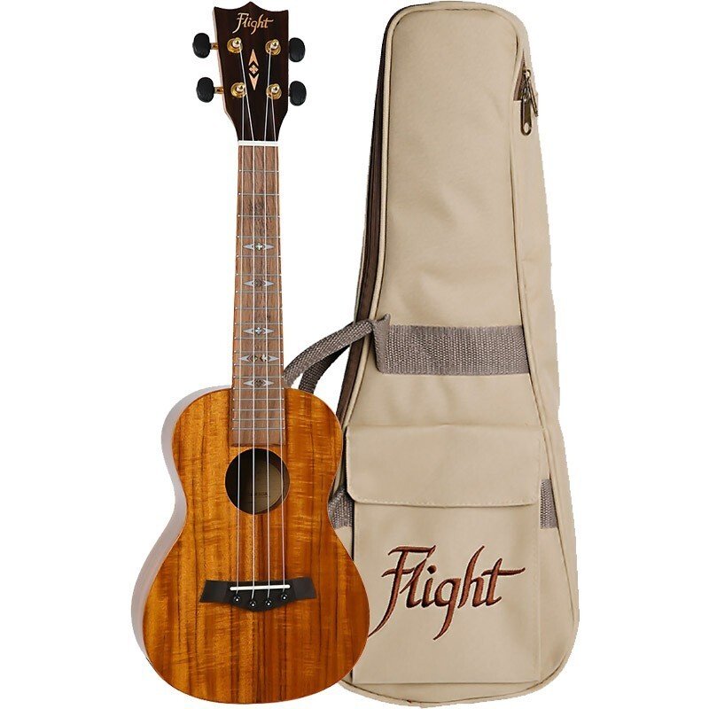 Flight DUC445 Concert Acacia Ukulele Gloss Finish with Bag (Flight Supernatural Series)