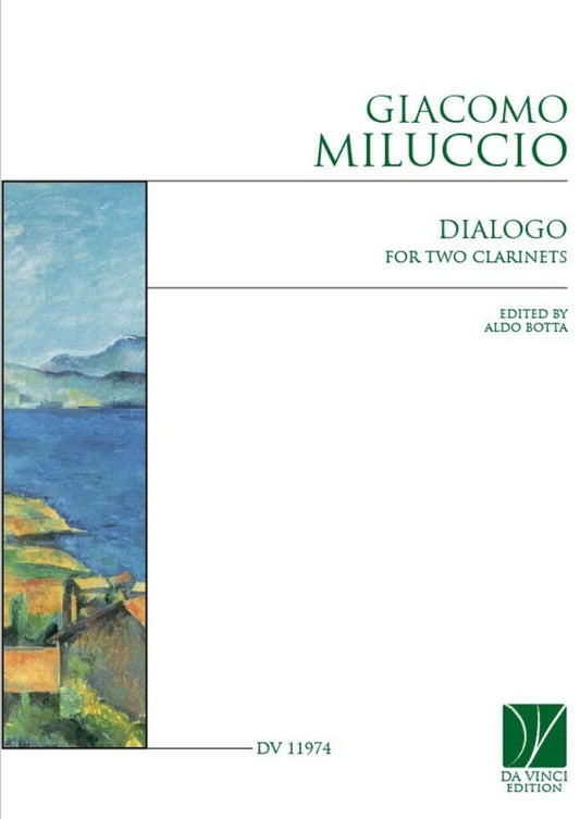 Miluccio - Dialogo For 2 Clarinets Softcover Book (Clarinet)