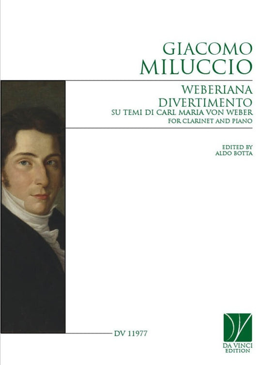 Miluccio - Weberiana For Clarinet/Piano Softcover Book (Clarinet)
