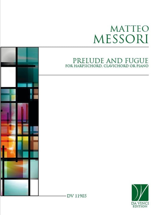 Messori - Prelude And Fugue For Piano Softcover Book (Clavichord|Harpsichord|Piano)