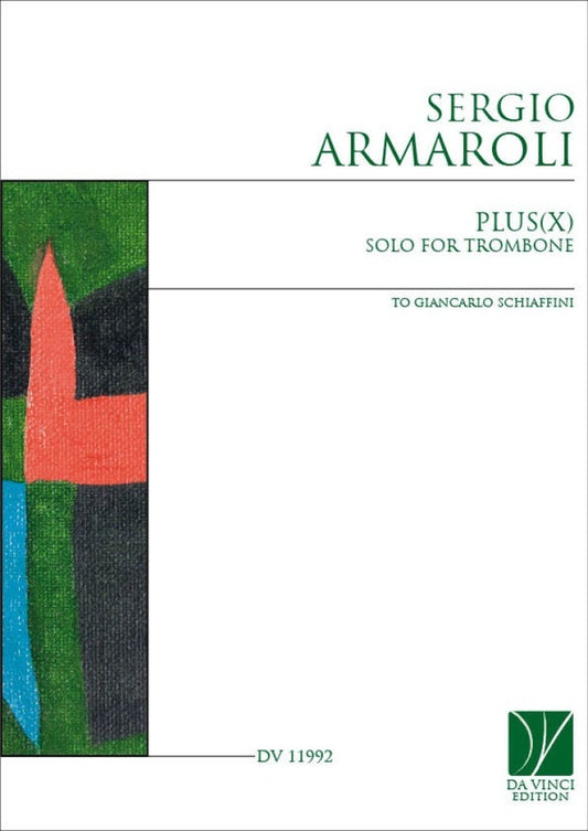 Armaroli - Plus(X) Solo For Trombone Softcover Book (Trombone)