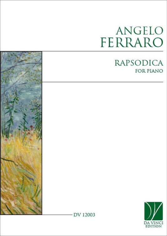 Ferraro - Rapsodica For Piano Softcover Book (Piano)