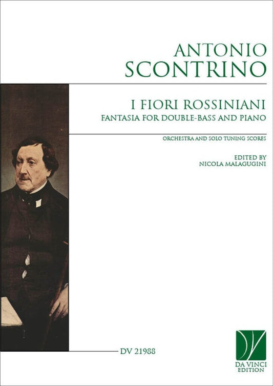 Scontrino - I Fiori Rossiniani Fantasia Double Bass/Piano Softcover Book (Double Bass)