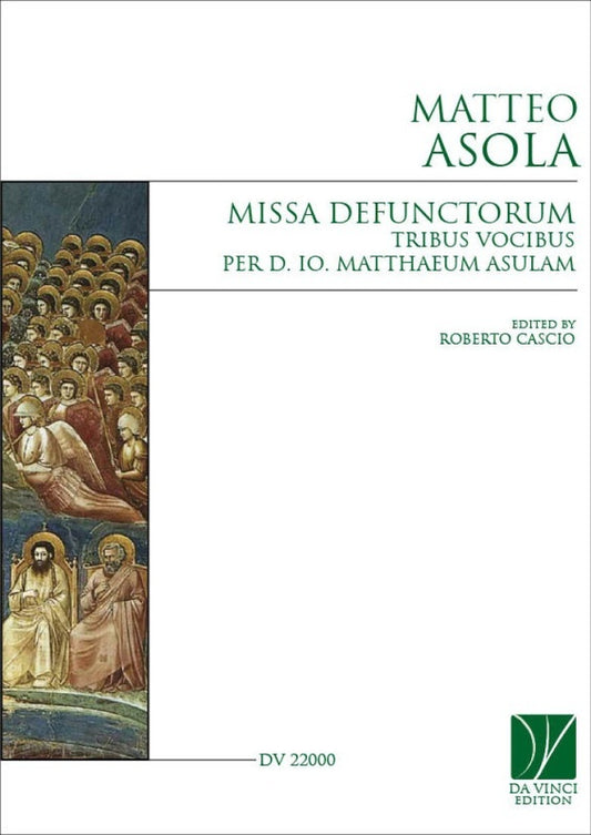 Asola - Missa Defunctorum Tribus Vocibus Vocal Score Softcover Book (Classical Vocal)