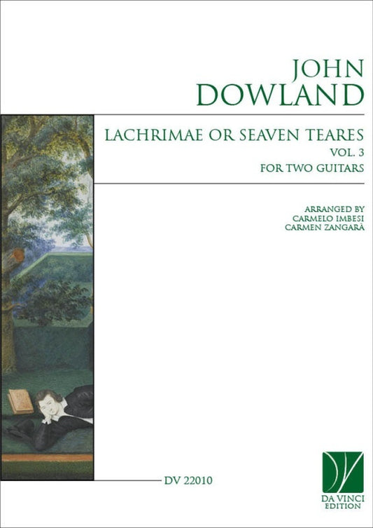 Dowland - Lachrimae Or Seaven Teares Vol 3 For 2 Guitars Softcover Book (Classical Guitar)