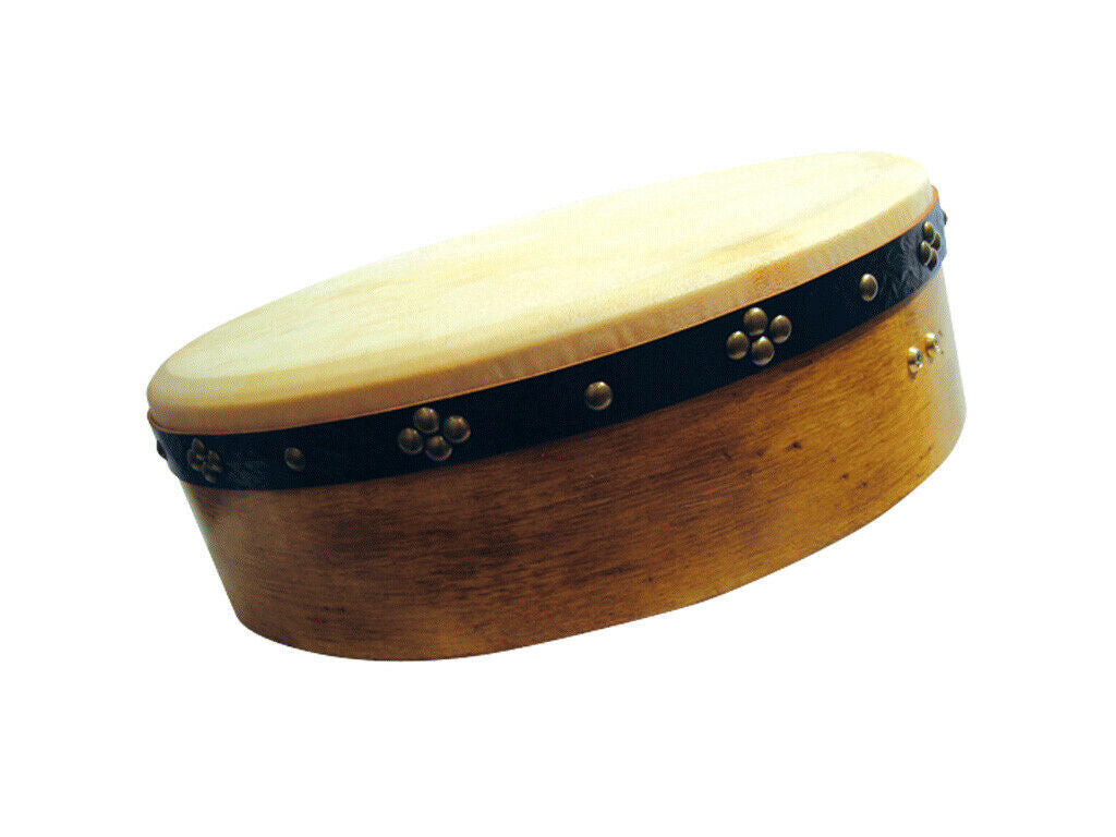 Waltons 18 Inch Tuneable Bodhran with Aged Oak Finish