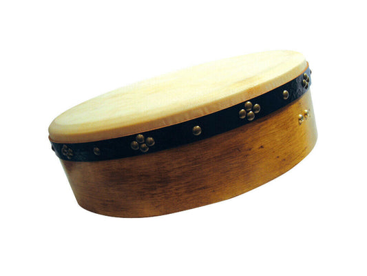 Waltons 18 Inch Tuneable Bodhran with Aged Oak Finish
