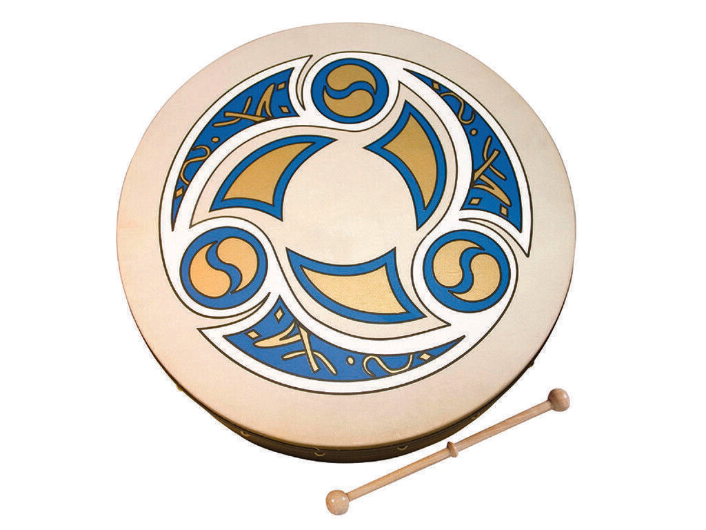Walton 12 Inch Bodhran with Trinity Design