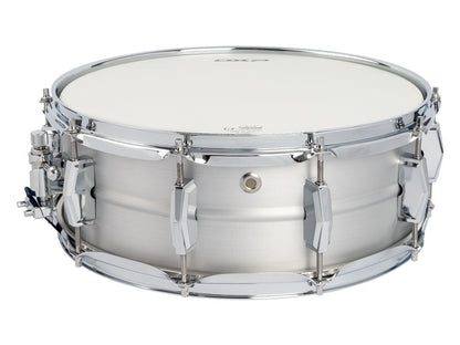 DXP 14" x 5" Beaded Aluminium Snare Drum with Chrome Lugs and Remo Coated UT Batter Head — view 3