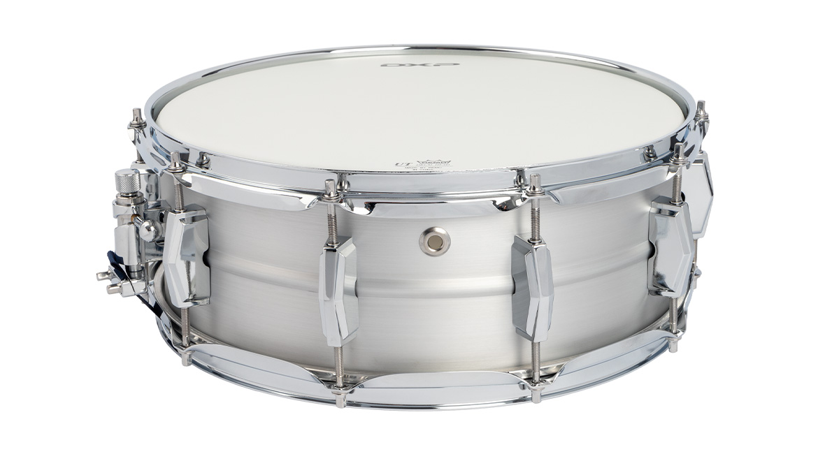DXP 14" x 5" Beaded Aluminium Snare Drum with Chrome Lugs and Remo Coated UT Batter Head