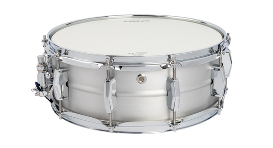 DXP 14" x 5" Beaded Aluminium Snare Drum with Chrome Lugs and Remo Coated UT Batter Head