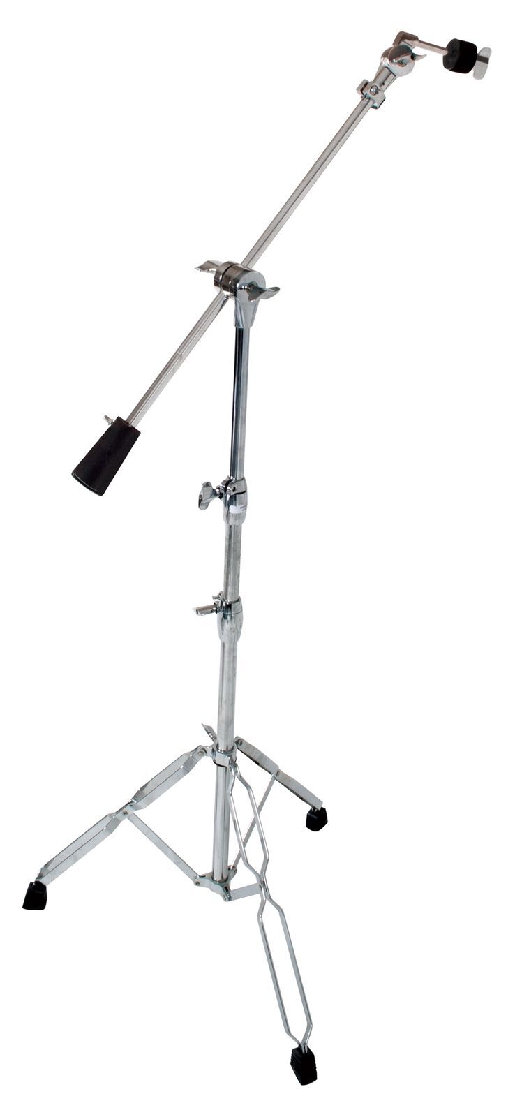 DXP Cymbal Weighted Boom Stand 350 Series, Heavy, Double Braced, Chrome
