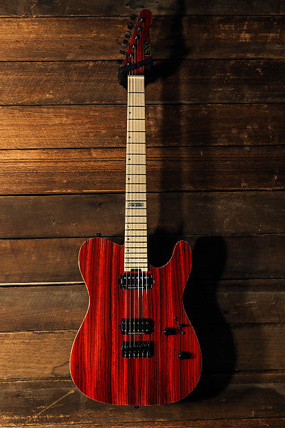 ESP USA TE-II Scarlett Music Exclusive Scarlett Red Electric Guitar