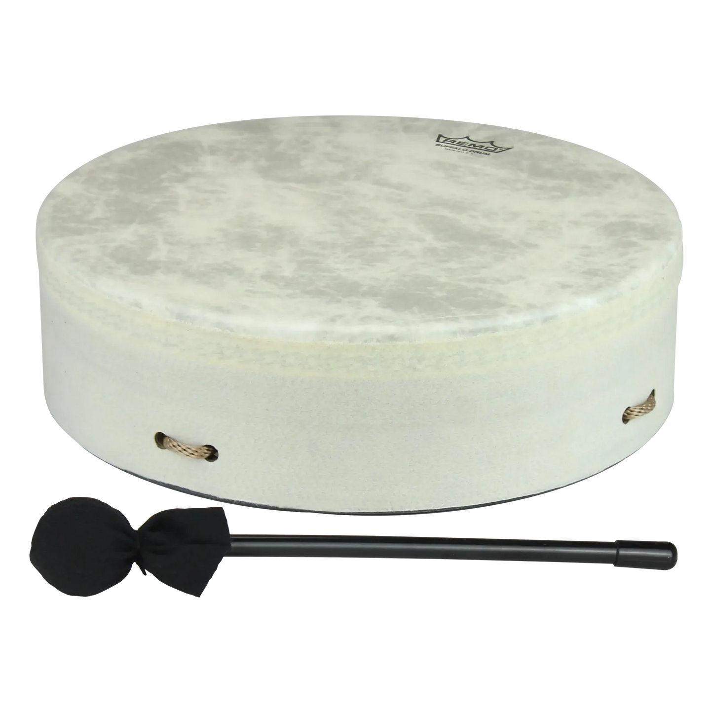 Remo 10 Inch Buffalo Drum with Fiberskyn Head and Rope Handle