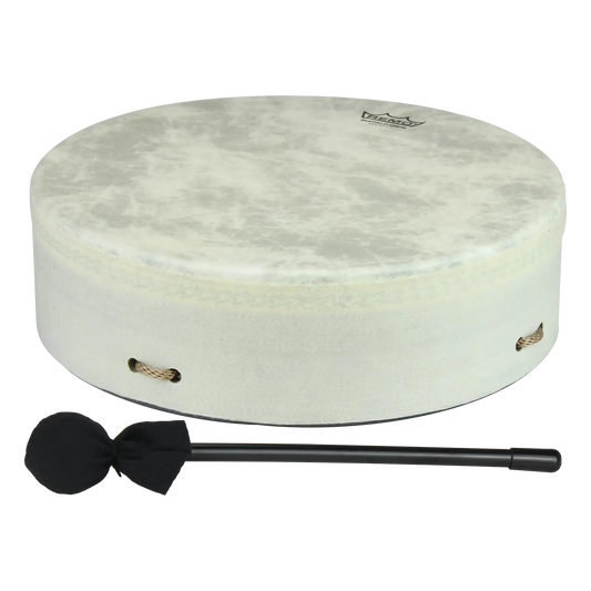 Remo 10 Inch Buffalo Drum with Fiberskyn Head and Rope Handle