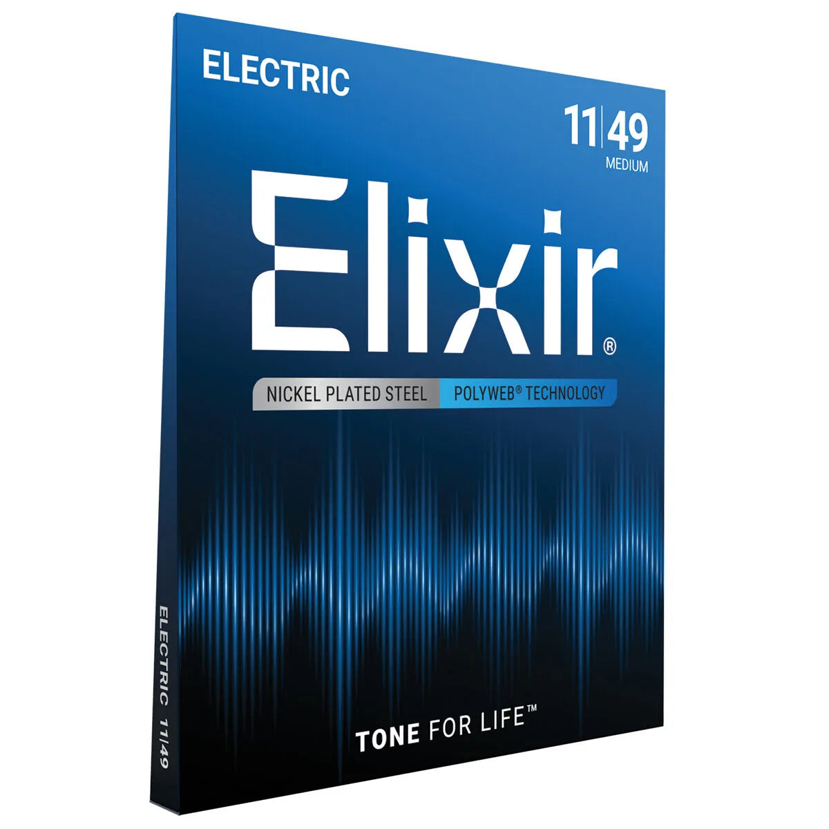 Elixir 12100 Polyweb Electric Guitar Strings Medium 11-49 Gauge — view 2
