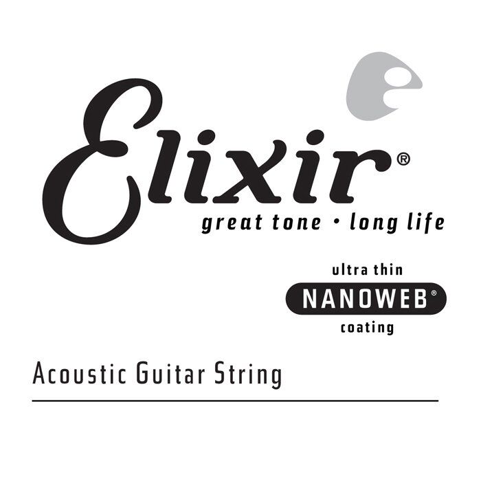 Elixir 14152 Nanoweb Single .052 Phosphor Bronze Guitar String — view 2