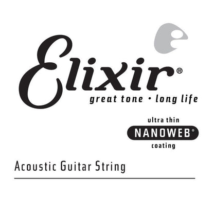 Elixir 14152 Nanoweb Single .052 Phosphor Bronze Guitar String — view 2