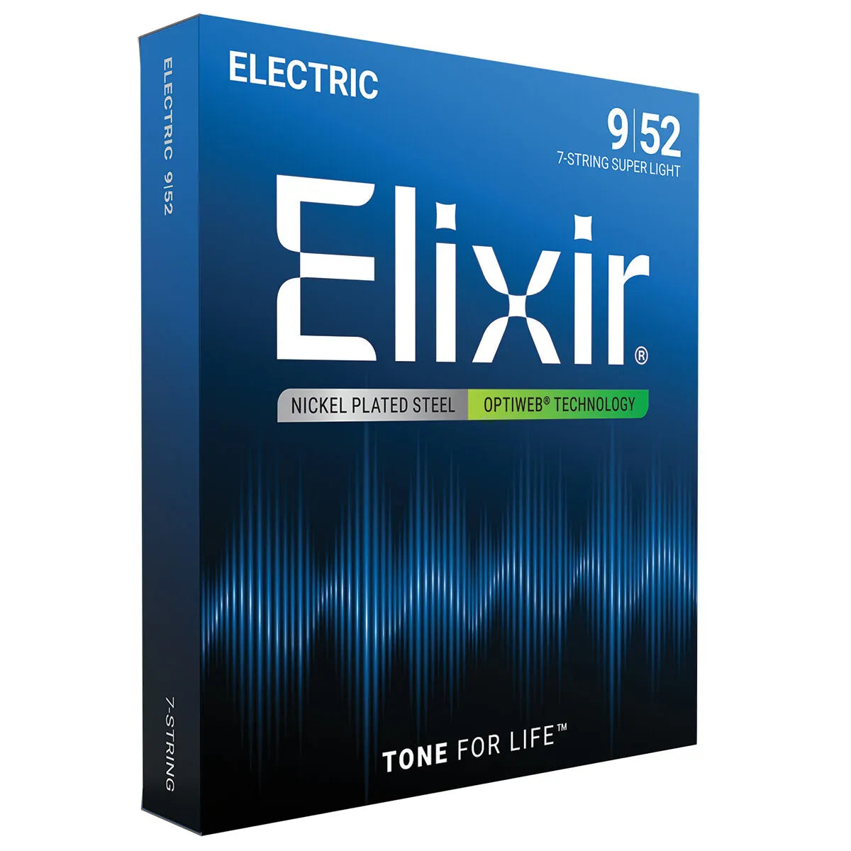 Elixir 19007 Optiweb 7-String Electric Guitar Strings Super Light 9-52 — view 2
