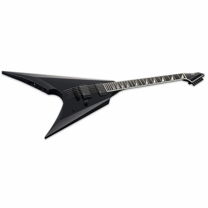 ESP E-II Arrow NT Electric Guitar Black Non Trem with EMG Pickups and Hardshell Case — view 3