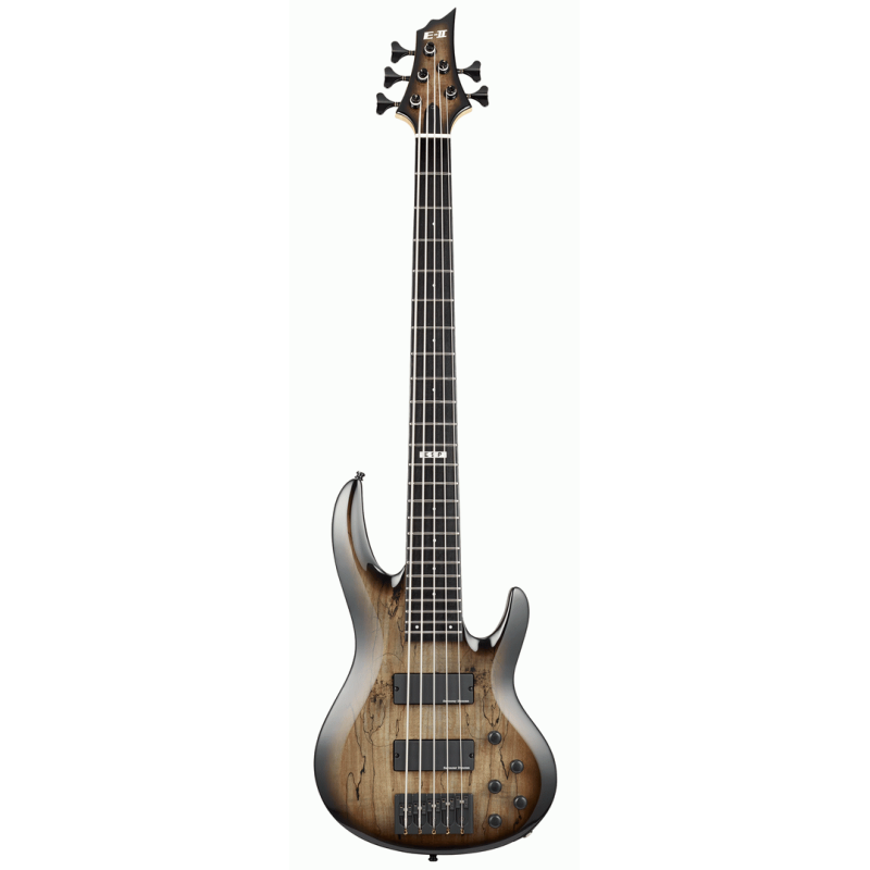 E-II BTL-5 5-String Bass Guitar Black Natural Burst