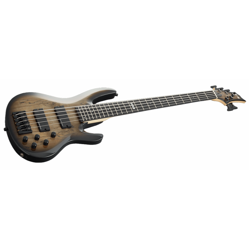 E-II BTL-5 5-String Bass Guitar Black Natural Burst — view 3