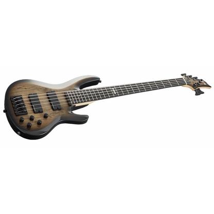 E-II BTL-5 5-String Bass Guitar Black Natural Burst — view 3