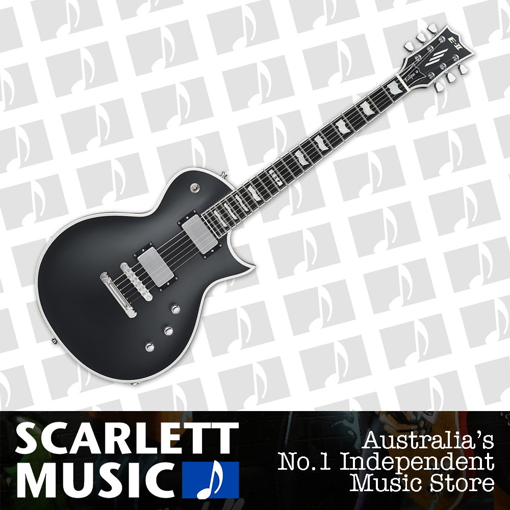 ESP E-II Eclipse Electric Guitar Black Satin — view 2