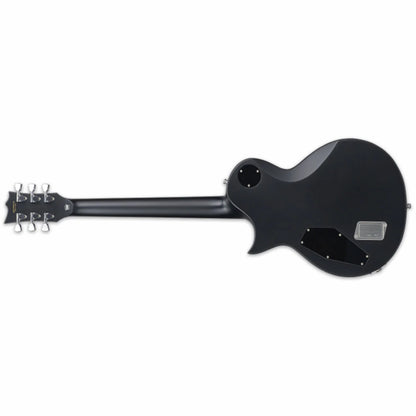 ESP E-II Eclipse Black Satin Guitar with EMG 60/81 Pickups and Hardshell Case — view 2
