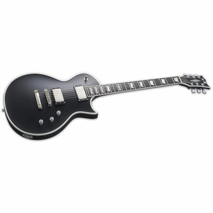 ESP E-II Eclipse Black Satin Guitar with EMG 60/81 Pickups and Hardshell Case — view 3