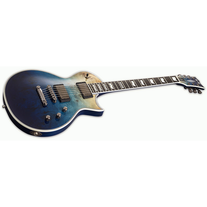 ESP E-II Eclipse Blue Natural Fade Electric Guitar — view 3