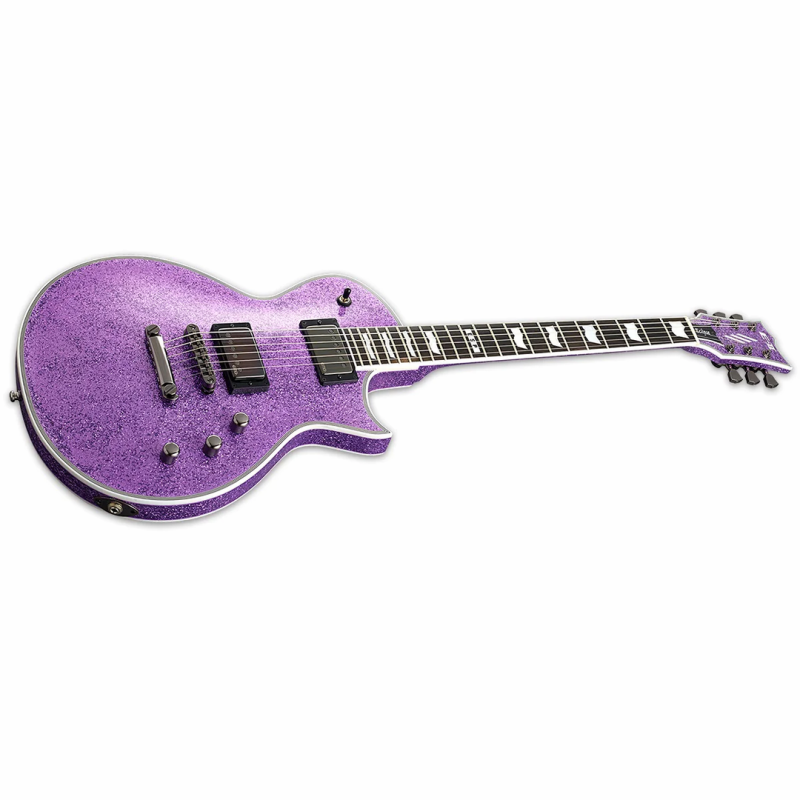 ESP E-II Eclipse DB Electric Guitar in Purple Sparkle — view 3