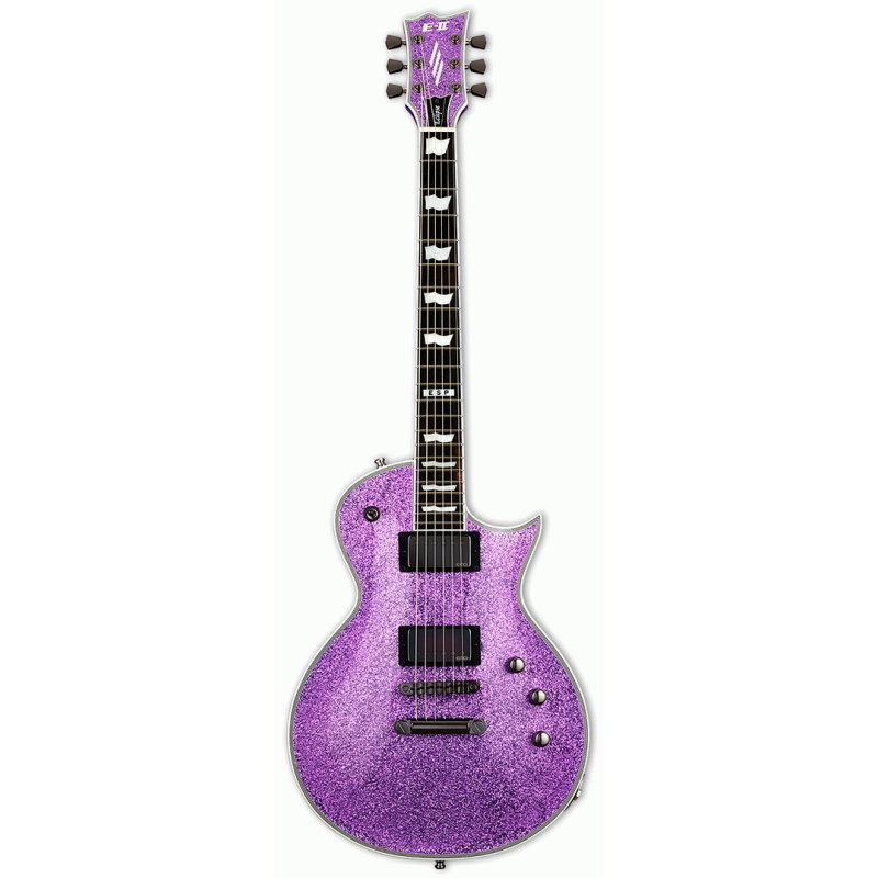 ESP E-II Eclipse DB Electric Guitar in Purple Sparkle