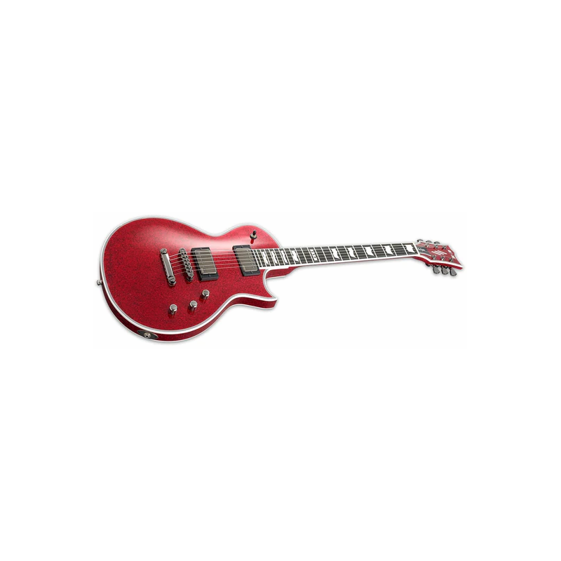 ESP E-II Eclipse DB Red Sparkle Guitar — view 3