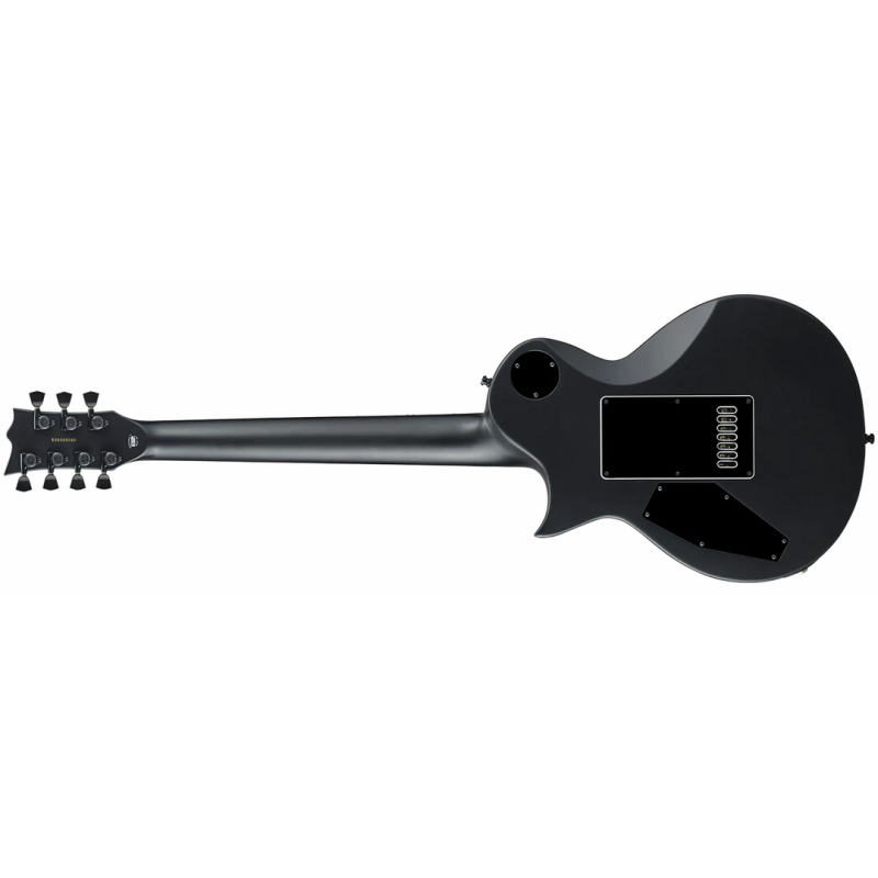 ESP E-II Eclipse-7 EverTune Guitar in Black Satin with Seymour Duncan Pickups and Hardshell Case — view 2