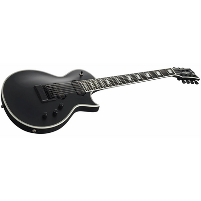 ESP E-II Eclipse-7 EverTune Guitar in Black Satin with Seymour Duncan Pickups and Hardshell Case — view 3