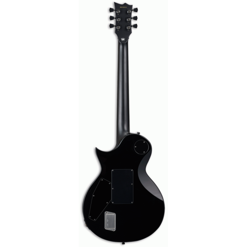 ESP E-II Eclipse FR QM Charcoal Burst Electric Guitar with Fishman Pickups and Floyd Rose Case Included — view 2