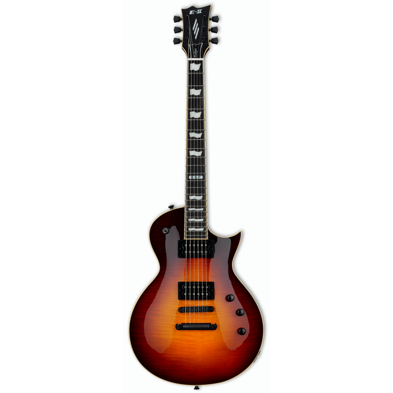 ESP E-II Eclipse Full Thickness Black Natural Burst Guitar