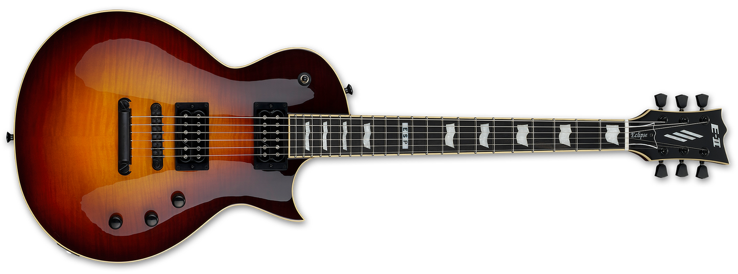 ESP E-II Eclipse Full Thickness Electric Guitar Tobacco Sunburst