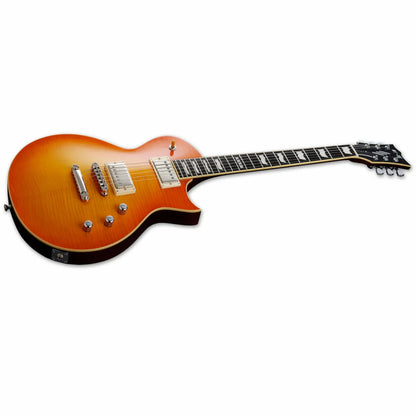 ESP E-II Eclipse FT FM Vintage Honey Burst Electric Guitar with Hardshell Case — view 3