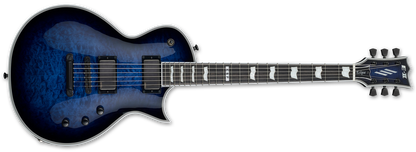 ESP E-II Eclipse Quilted Maple Reindeer Blue Electric Guitar