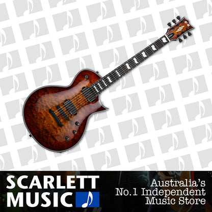 ESP E-II Eclipse Electric Guitar QM Tiger Eye — view 2